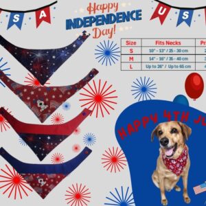 Bandanas para perros y gatos, 4 de Julio Día de Independencia